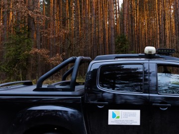 Patrol straży PPK z Państwową Strażą Łowiecką w Łodzi, wiosna 2026., 